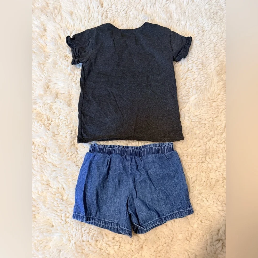 Carter's Black and Blue Butterfly Matching Set